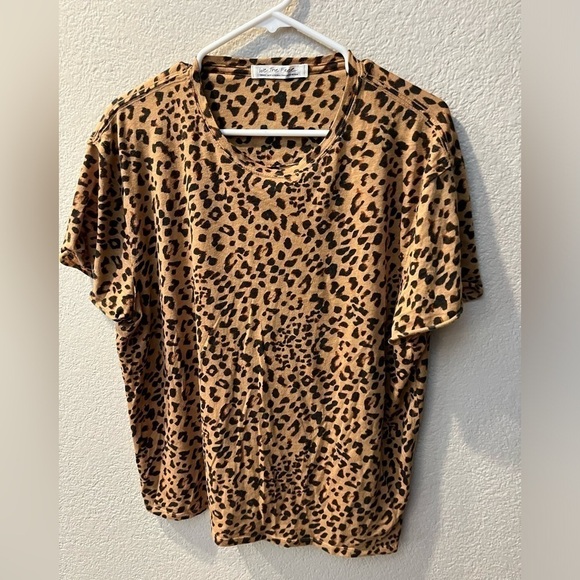 We The Free Leopard Print Tee - Picture 1 of 7